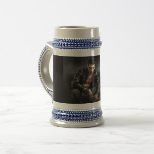 SlipperyJoe's Halloween blasse vampirische Figur Z Bierglas
