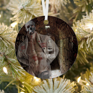 SlipperyJoe's Halloween durchsichtiger Geist-ähnli Ornament Aus Metall