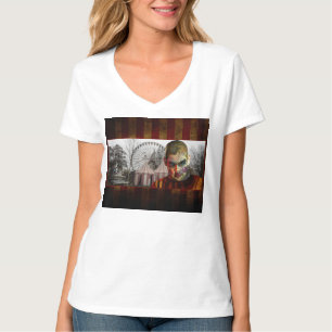 SlipperyJoe's Halloween gruseliger Mann-Puppe surr T-Shirt