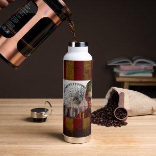 SlipperyJoe's Halloween gruseliger Mann-Puppe surr Trinkflasche