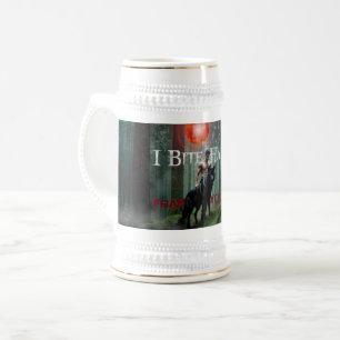 SlipperyJoe's Halloween-Hemdloser muskulöser Mann  Bierglas