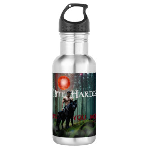 SlipperyJoe's Halloween-Hemdloser muskulöser Mann Edelstahlflasche