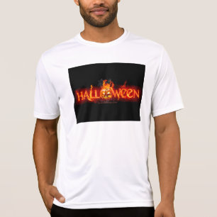 SlipperyJoe's Halloween massive feuersprühende Bes T-Shirt