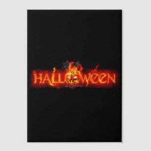 SlipperyJoe's Halloween massive feuersprühende Sch Pergament Einladungen