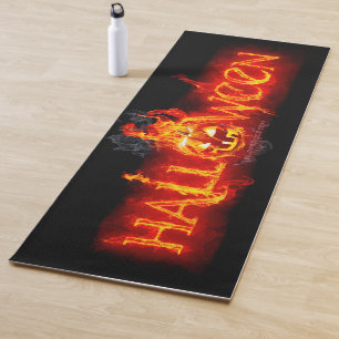 SlipperyJoe's Halloween massive feuersprühende Sch Yogamatte