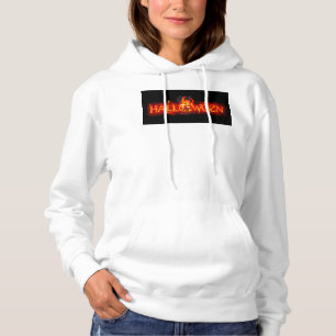 SlipperyJoe's Halloween massive feurige Beschriftu Hoodie