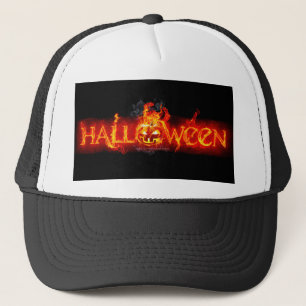 SlipperyJoe's Halloween massive feurige Beschriftu Truckerkappe