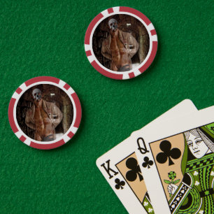 SlipperyJoe's Halloween transparenter Geistermann Pokerchips