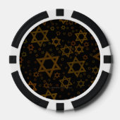 SlipperyJoe's Hanukkah-themed Star David artistic Pokerchips (Vorderseite)