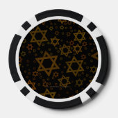 SlipperyJoe's Hanukkah-themed Star David artistic Pokerchips (Rückseite)