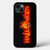 SlipperyJoe's Happy Halloween Kürbis glühende Auge Case-Mate iPhone Hülle (Rückseite)