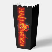 SlipperyJoe's Happy Halloween Kürbis glühende Auge Geschenkschachtel (Rückseite)