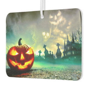SlipperyJoe's Happy Halloween Kürbis LGBTQIA Narbe Autolufterfrischer