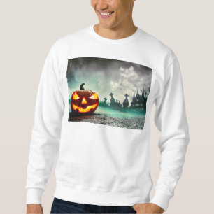 SlipperyJoe's Happy Halloween Kürbis LGBTQIA Narbe Sweatshirt