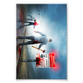 SlipperyJoe's Happy Halloween toter Zombies-Airpla Fotodruck (Vorne)