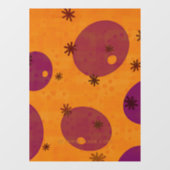 SlipperyJoe's Happy Hanukkah Jüdische Hebräische G Fensteraufkleber (Blatt)