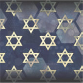 SlipperyJoe's Happy Hanukkah Multiple Star von Dav Aufkleber (Vorderseite)