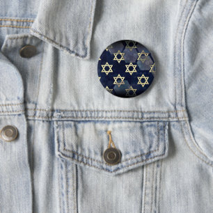 SlipperyJoe's Happy Hanukkah Multiple Star von Dav Button