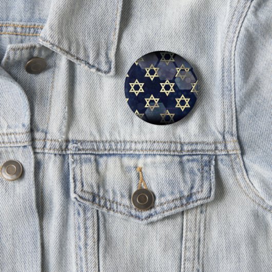 SlipperyJoe's Happy Hanukkah Multiple Star von Dav Button (Beispiel)