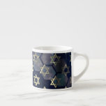 SlipperyJoe's Happy Hanukkah Multiple Star von Dav Espressotasse<br><div class="desc">SlipperyJoe's Happy Hanukkah Multiple Star of David Symbole künstlerische Feier Judisch Hebräisch Chanukah Geschenke Dekorationen Judaismus Religion signifikante symbolische kulturelle religiöse Kontexte verschiedenen hexagonalen Formen dunkelblau lila Farben dunkelabstrakte Hintergrund Lagen strukturierte Darstellung</div>