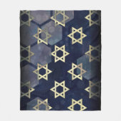 SlipperyJoe's Happy Hanukkah Multiple Star von Dav Fleecedecke (Vorderseite)