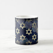 SlipperyJoe's Happy Hanukkah Multiple Star von Dav Kaffeetasse (Mittel)