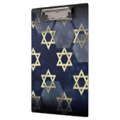 SlipperyJoe's Happy Hanukkah Multiple Star von Dav Klemmbrett (Links)