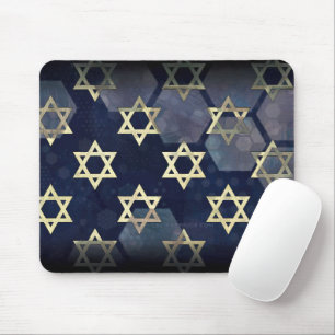 SlipperyJoe's Happy Hanukkah Multiple Star von Dav Mousepad