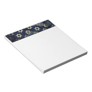 SlipperyJoe's Happy Hanukkah Multiple Star von Dav Notizblock