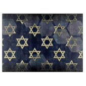 SlipperyJoe's Happy Hanukkah Multiple Star von Dav Schneidebrett (Vorderseite)