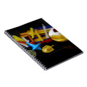 SlipperyJoe's Happy Hanukkah Star von David Coin m Notizblock (Rechte Seite)