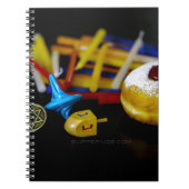 SlipperyJoe's Happy Hanukkah Star von David Coin m Notizblock (Vorderseite)