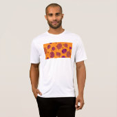 SlipperyJoe's Happy Hanukkah Star von David menora T-Shirt (Vorne ganz)