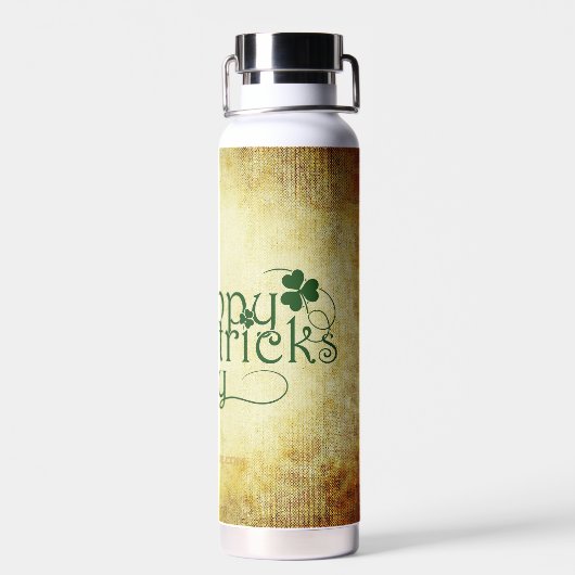 SlipperyJoe's Happy St. Patrick's Day, dreigängig Trinkflasche (Rückseite)