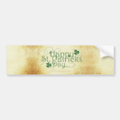 SlipperyJoe's Happy St. Patrick's Day Iris Autoaufkleber (Vorne)