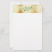 SlipperyJoe's Happy St. Patrick's Day Iris Briefpapier (Vorderseite)