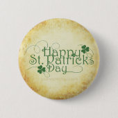 SlipperyJoe's Happy St. Patrick's Day Iris Button (Vorderseite)