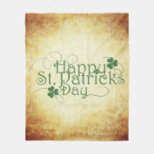 SlipperyJoe's Happy St. Patrick's Day Iris Fleecedecke (Vorderseite)