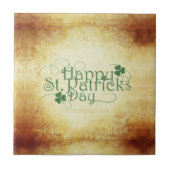SlipperyJoe's Happy St. Patrick's Day Iris Fliese (Vorderseite)