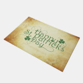 SlipperyJoe's Happy St. Patrick's Day Iris Fußmatte (Schrägansicht)
