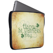 SlipperyJoe's Happy St. Patrick's Day Iris Laptopschutzhülle (Vorne Rechts)