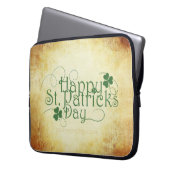 SlipperyJoe's Happy St. Patrick's Day Iris Laptopschutzhülle (Vorderseite Links)
