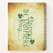 SlipperyJoe's Happy St. Patrick's Day Iris Notizblock (Rückseite)