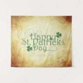 SlipperyJoe's Happy St. Patrick's Day Iris Wandteppich (Vorderseite (Horizontal))
