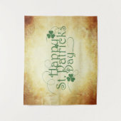 SlipperyJoe's Happy St. Patrick's Day Iris Wandteppich (Vorderseite)