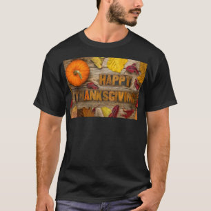 SlipperyJoe's Happy Thanksgiving Kürbisgetrocknete T-Shirt