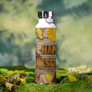 SlipperyJoe's Happy Thanksgiving Kürbisgetrocknete Trinkflasche