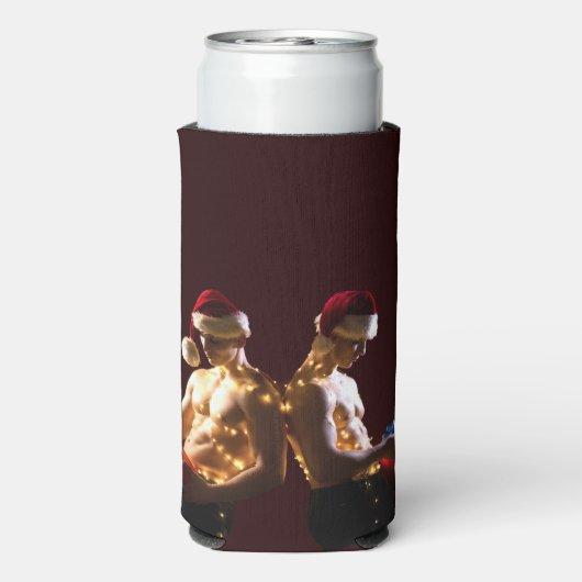 SlipperyJoe's hemmungslose Männer zurück zu Weihna Selters Dosenkühler (Seltzer Rückseite)