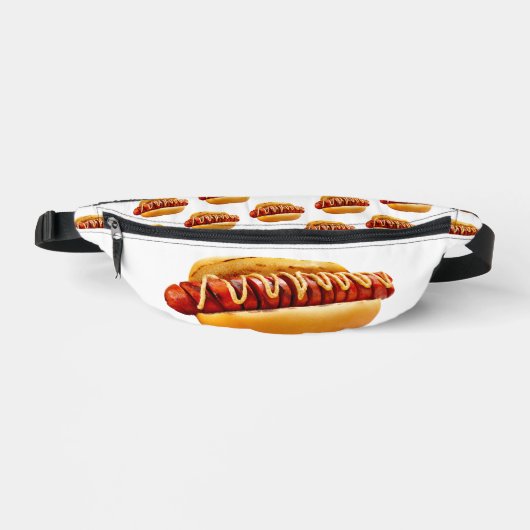 SlipperyJoe's Hot Dog verschachtelt weiche Knochen Bauchtasche (Vorderseite)