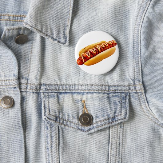 SlipperyJoe's Hot Dog verschachtelt weiche Knochen Button (Beispiel)